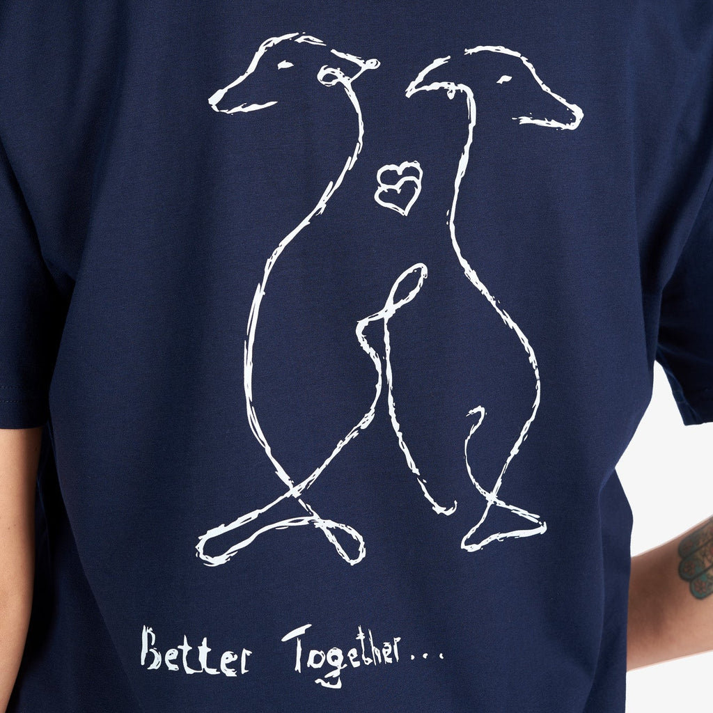 Blue T-Shirt “Better Together” (Back Graphic)