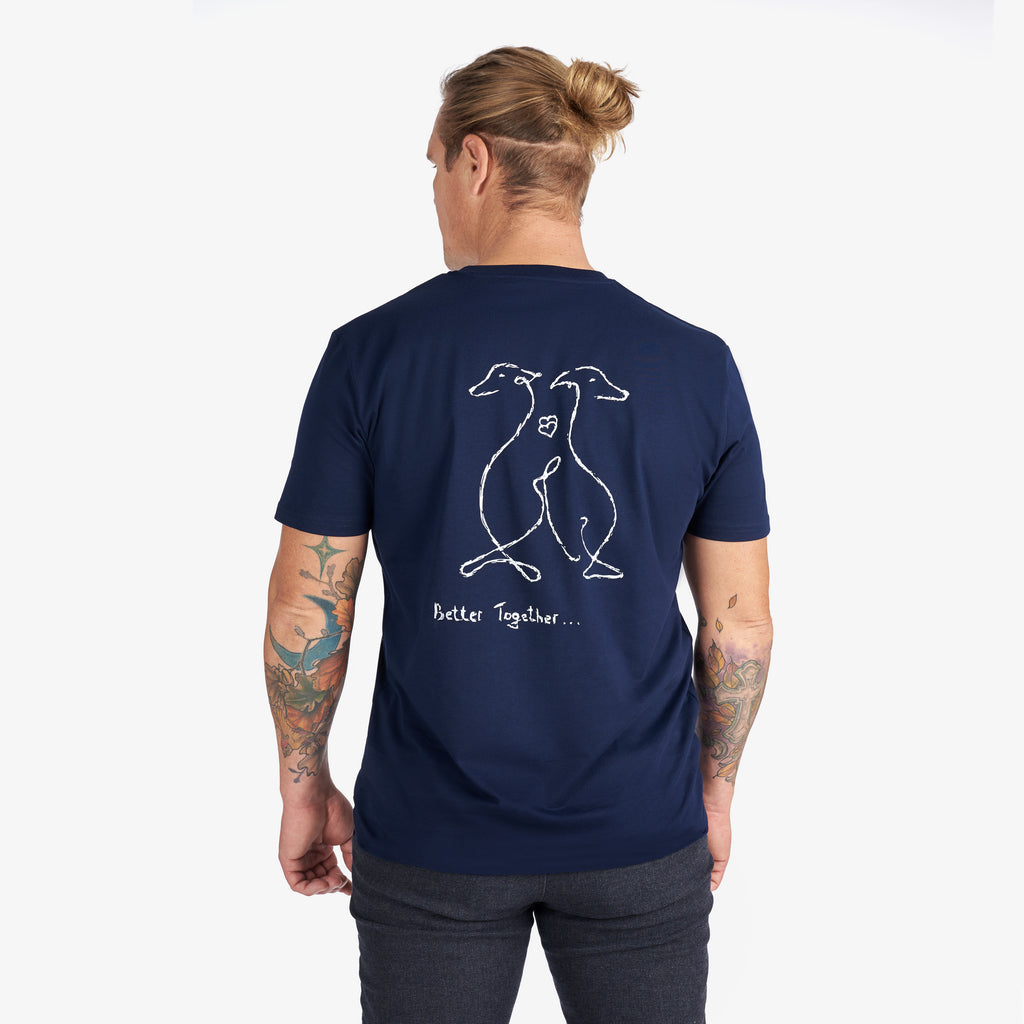Blue T-Shirt “Better Together” (Back Graphic)