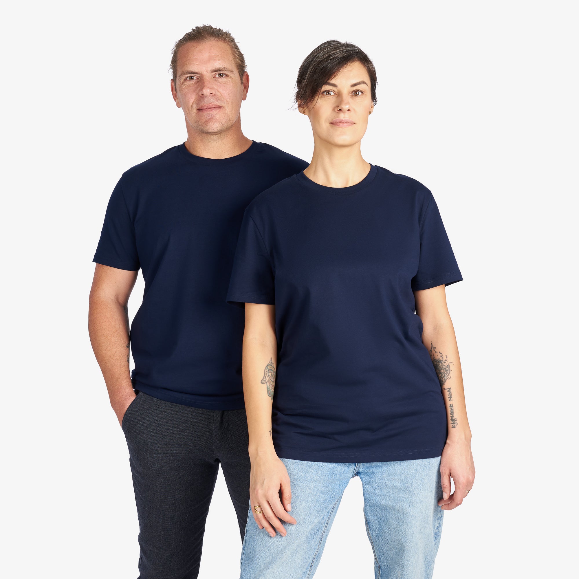 Blue Couple T-Shirts “Better Together” (Back Graphic)