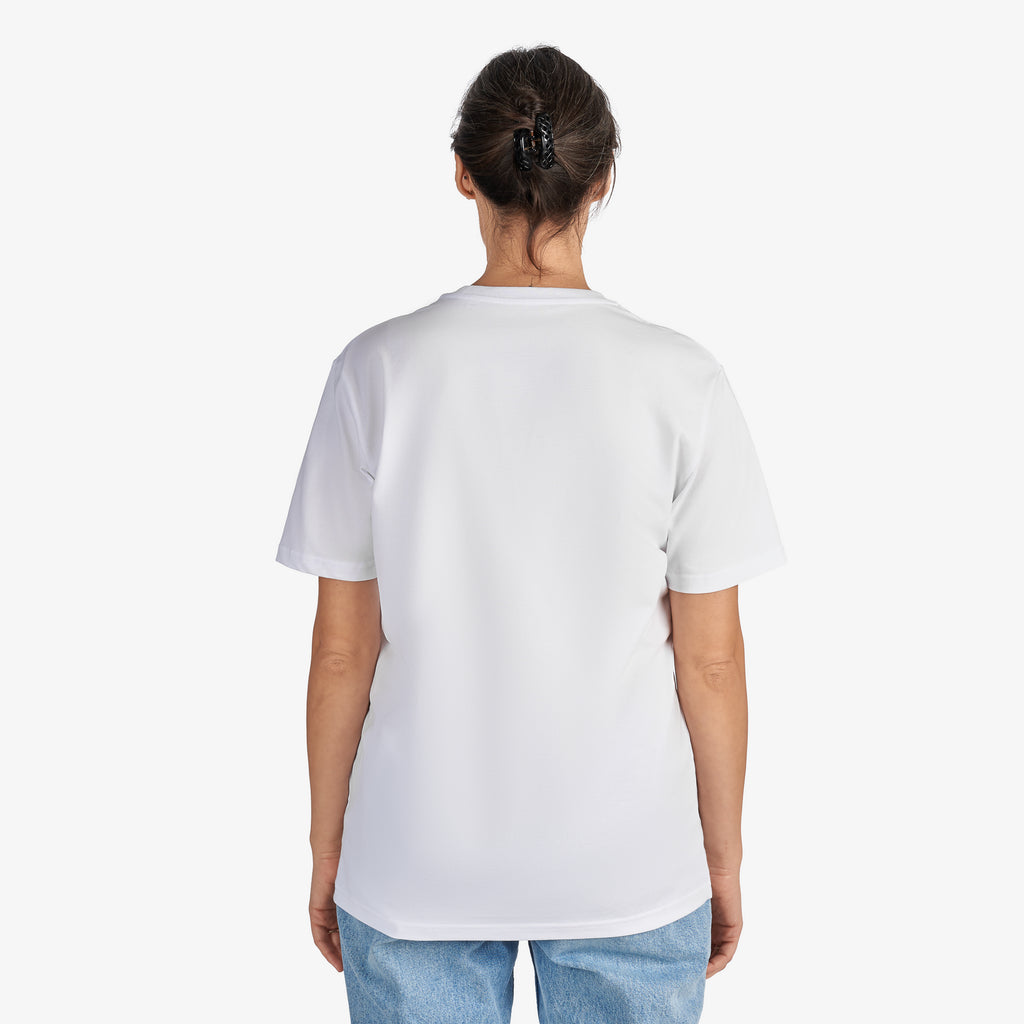 White T-Shirt “Who’s the Boss” (Front Graphic)