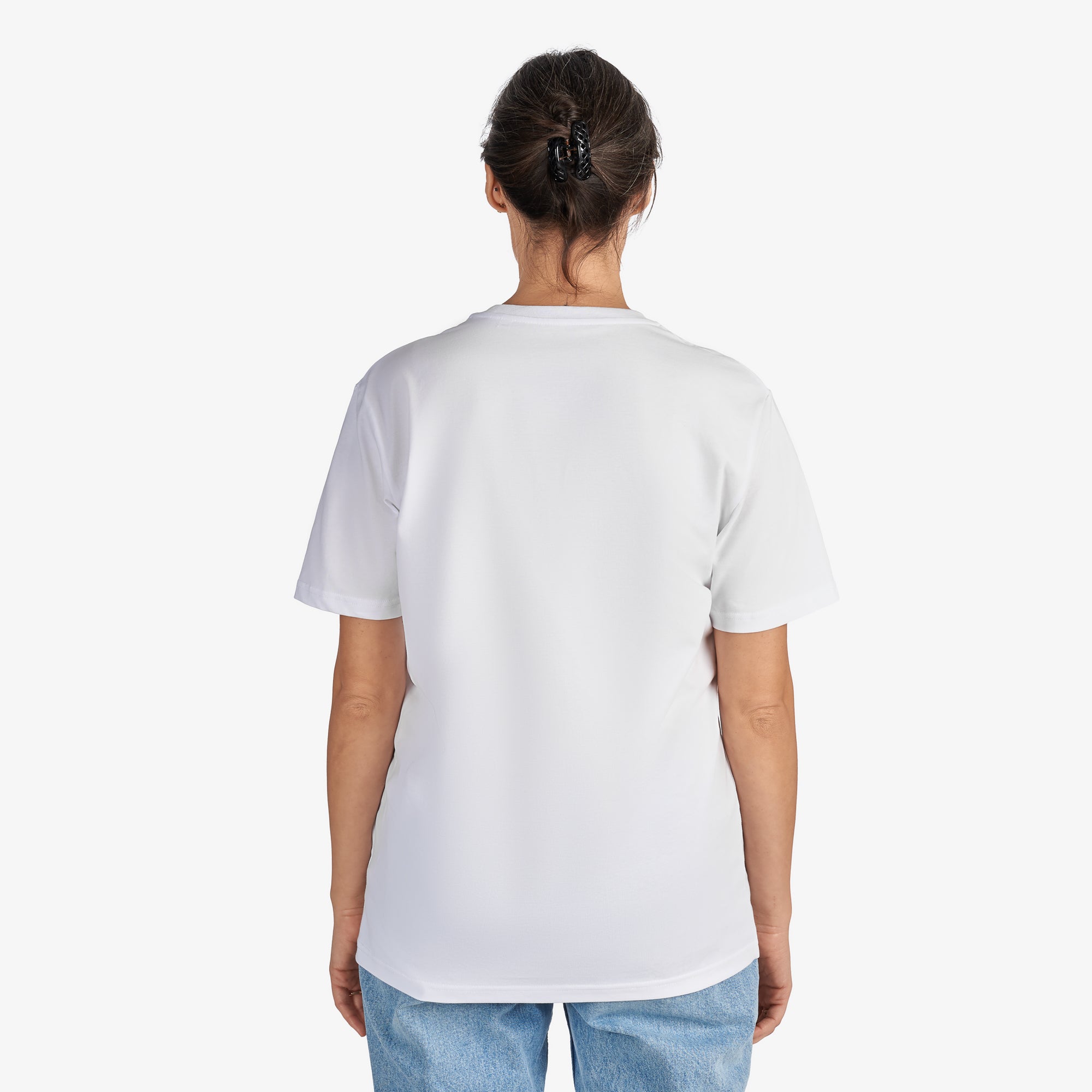 White T-Shirt “Who’s the Boss” (Front Graphic)