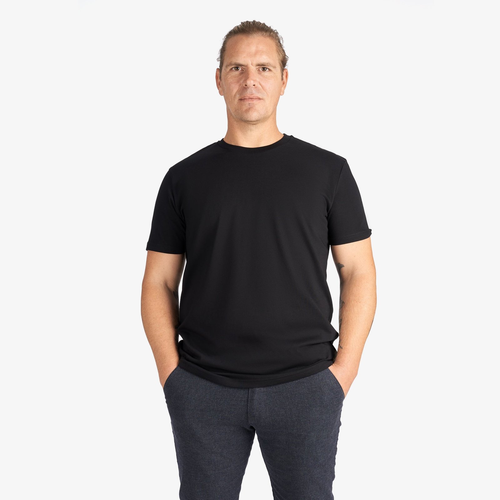 Black T-Shirt “My Dog Is as Fast as Ferrari” (Back Graphic) - Image 3